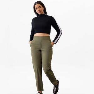 Athleta Brooklyn Ankle Pant- Olive